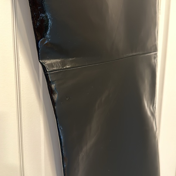 rag & bone patent leather crop straight leg pant size 27 - Picture 10 of 12
